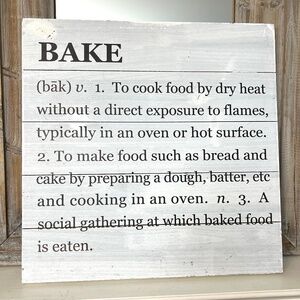 Williams-Sonoma "Bake" Wall Definition Art